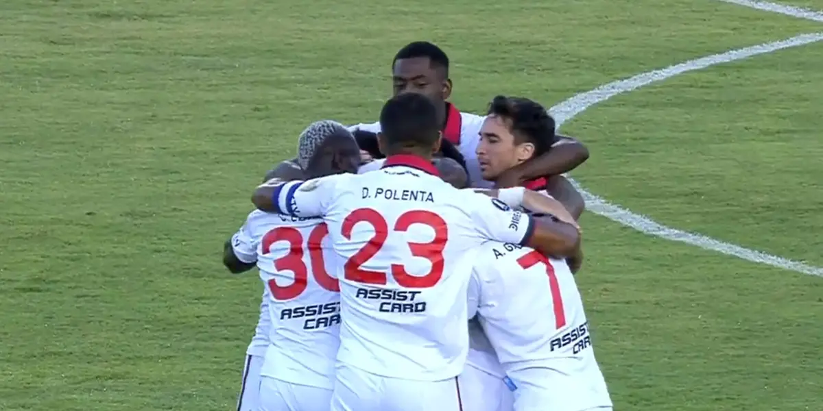 Lucas Sanabria fue el autor del primer gol de Nacional ante Puerto Cabello