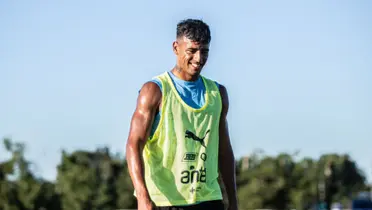 Luciano Rodríguez en la Celeste