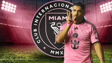 Luis Suárez con la camiseta de Inter Miami.