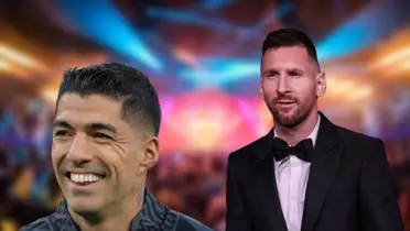 Luis Suárez y Lionel Messi de fiesta