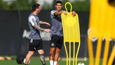 Luis Suárez y Lionel Messi en Inter Miami