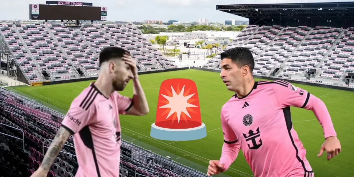 Luis Suárez y Messi en el Inter Miami