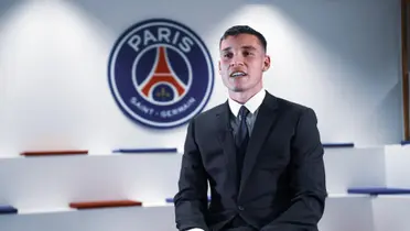 Manuel Ugarte en el PSG