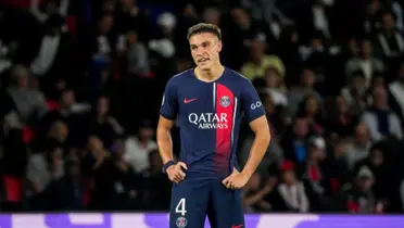 Manuel Ugarte en el PSG