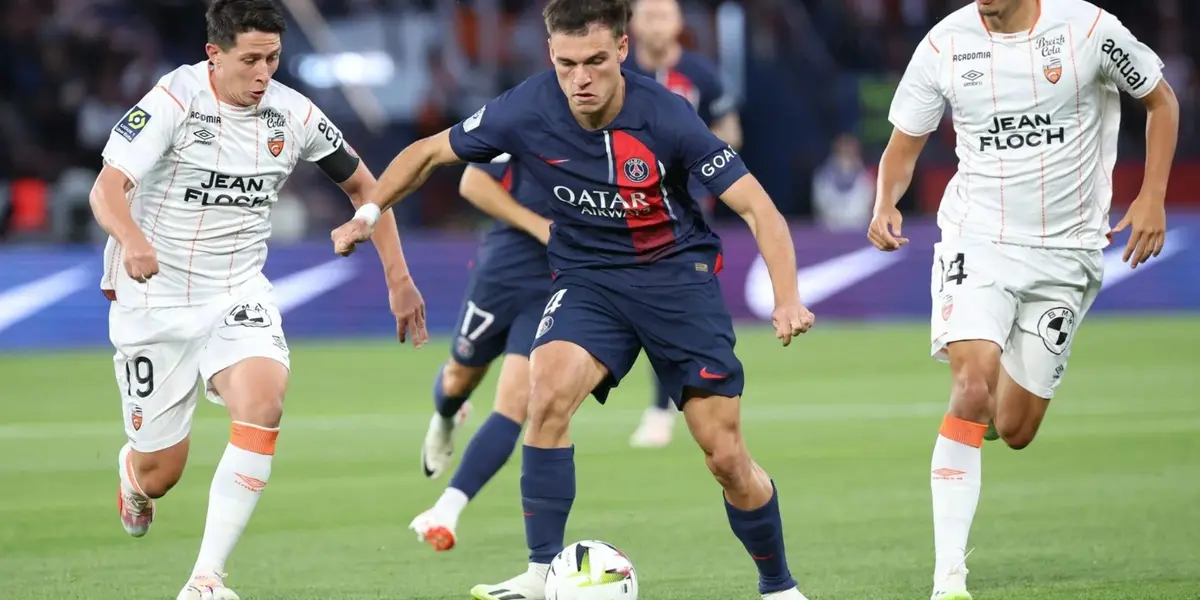 Manuel Ugarte en PSG