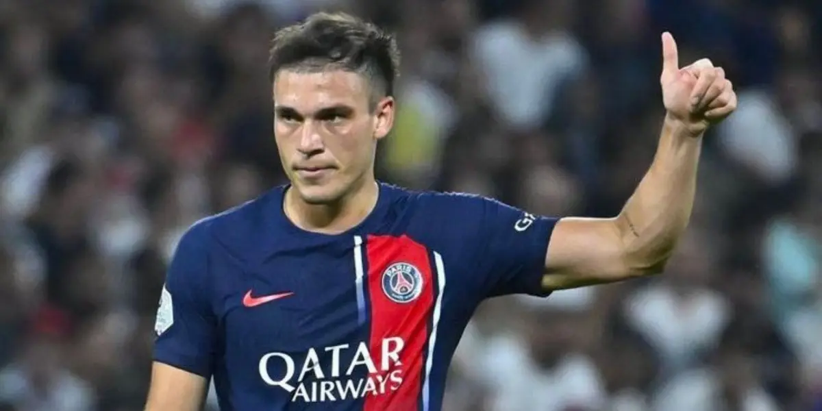 Manuel Ugarte volvió a ser una de las figuras del Paris Saint Germain en el debut en la Champions League