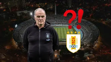 Marcelo Bielsa al frente de la Selección de Uruguay