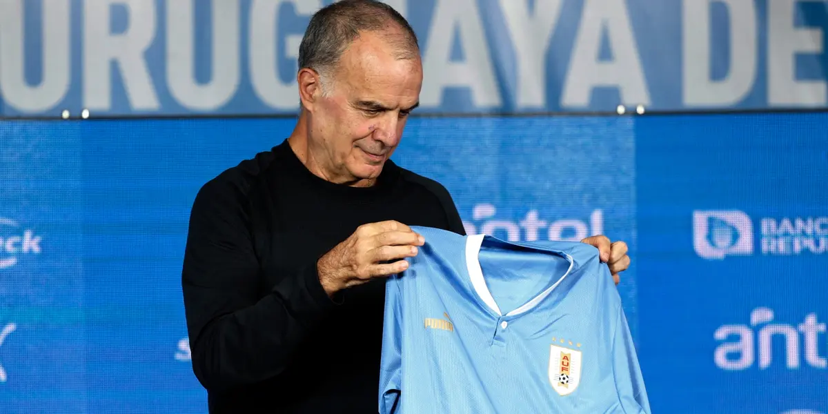 Marcelo Bielsa en la Celeste