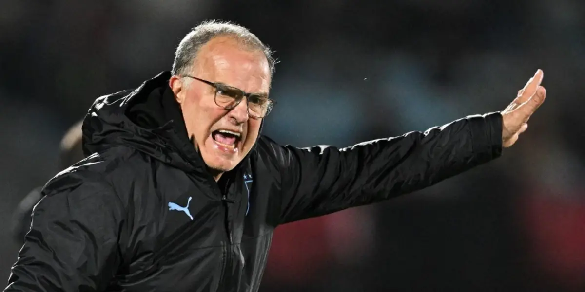 Marcelo Bielsa, entrenador de la Celeste.