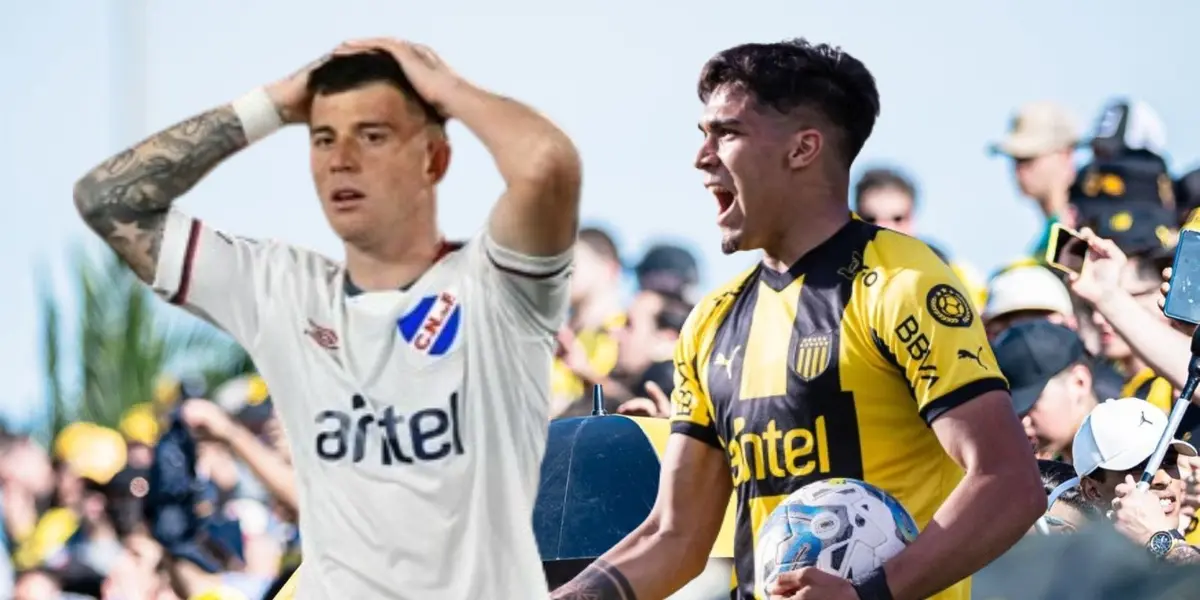 Matías Arezo no quiso ser menos que el goleador de Nacional y apareció en el duelo de Peñarol ante Fénix