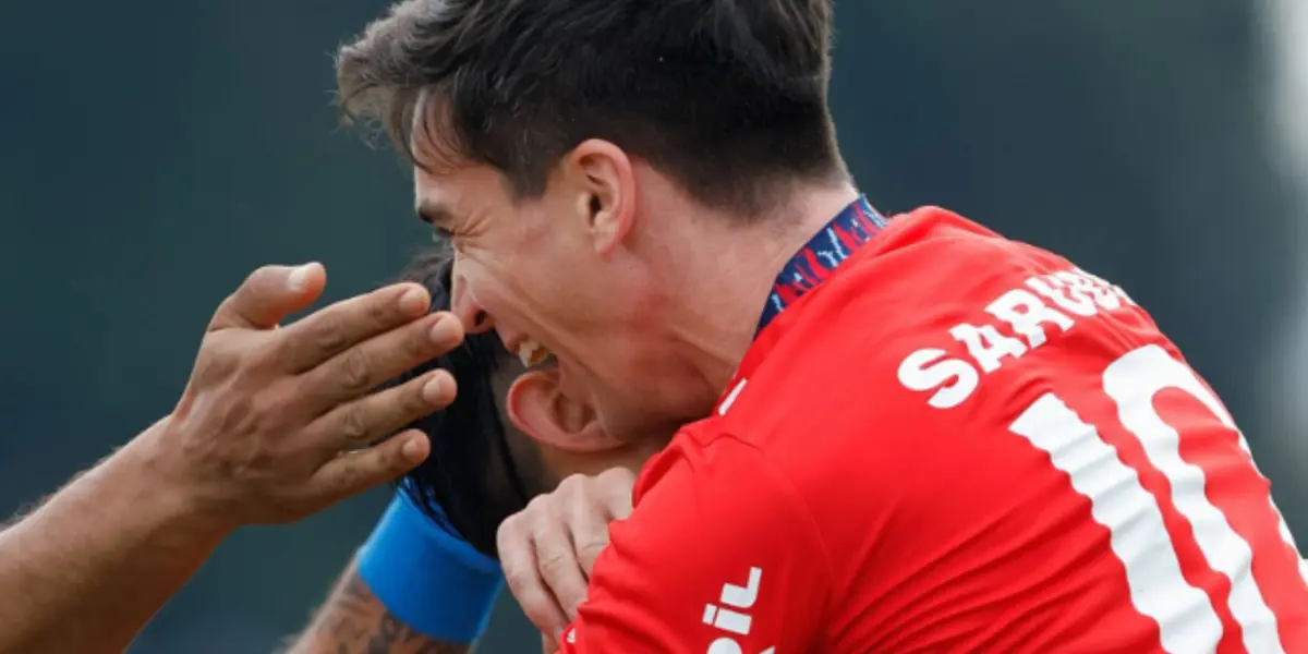 Mauricio Pereyra festejando su gol ante Cerro Largo con Nacional.