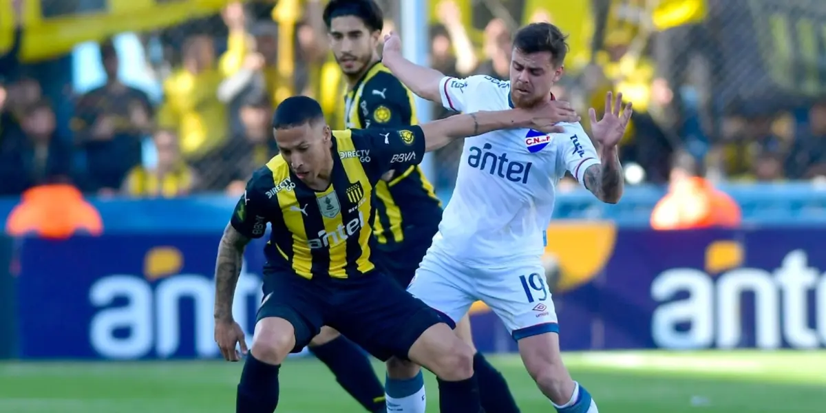 Nacional y Peñarol en un clásico