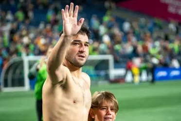 Nicolás Lodeiro en su despedida del Seattle Sounders