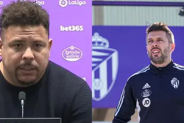 Ronaldo defendió al entrenador del Valladolid luego de que su equipor perdiera ante Sevilla por tres goles contra cero