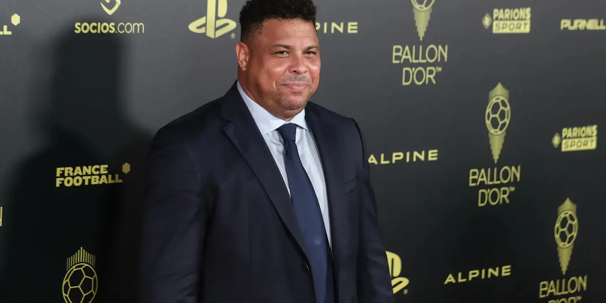 Ronaldo Nazario en la gala del Balón de Oro