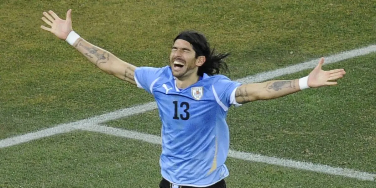 Sebastián Abreu en la Celeste