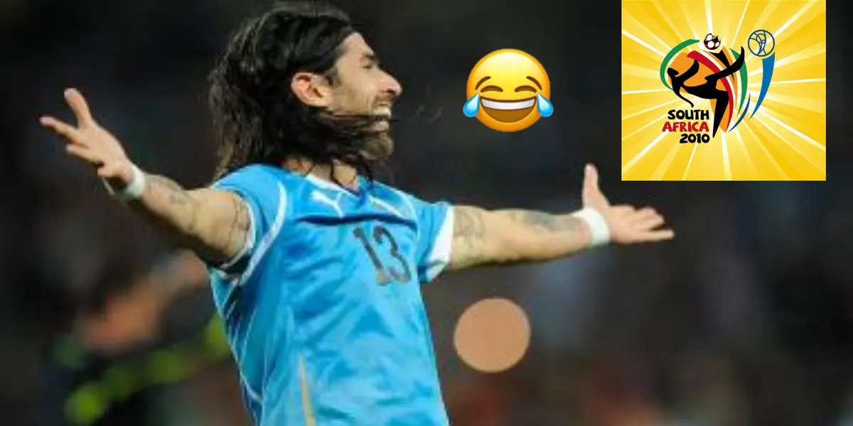 Sebastián Abreu en la Celeste