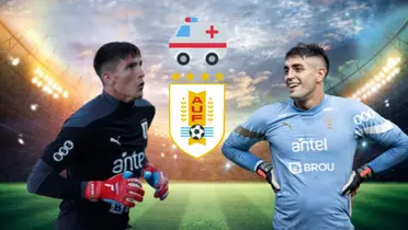 Sergio Rochet y Santiago Mele, en la Selección de Uruguay