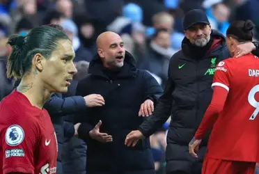 Tanto el jugador uruguayo como el técnico español tuvieron un cruce de palabras una vez terminado el partido. 